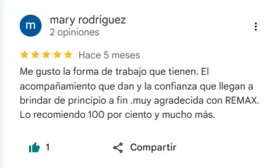 Testimonio de cliente RE/MAX Focus 1